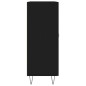 vidaXL Credenza Nera 69,5x34x90 cm in Legno Multistrato vidaXL Credenza Nera 69,5x34x90 cm in Legno Multistrato