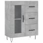 vidaXL Credenza Grigio Cemento 69,5x34x90 cm in Legno Multistrato vidaXL Credenza Grigio Cemento 69,5x34x90 cm in Legno Multistrato