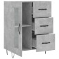 vidaXL Credenza Grigio Cemento 69,5x34x90 cm in Legno Multistrato vidaXL Credenza Grigio Cemento 69,5x34x90 cm in Legno Multistrato