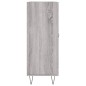 vidaXL Credenza Grigio Sonoma 69,5x34x90 cm in Legno Multistrato vidaXL Credenza Grigio Sonoma 69,5x34x90 cm in Legno Multistrato