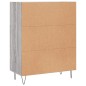 vidaXL Credenza Grigio Sonoma 69,5x34x90 cm in Legno Multistrato vidaXL Credenza Grigio Sonoma 69,5x34x90 cm in Legno Multistrato