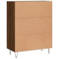 vidaXL Credenza Rovere Marrone 69,5x34x90 cm in Legno Multistrato vidaXL Credenza Rovere Marrone 69,5x34x90 cm in Legno Multistrato