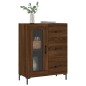vidaXL Credenza Rovere Marrone 69,5x34x90 cm in Legno Multistrato vidaXL Credenza Rovere Marrone 69,5x34x90 cm in Legno Multistrato