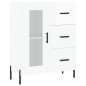 vidaXL Credenza 69,5x34x90 cm in Legno Multistrato Bianco Lucido vidaXL Credenza 69,5x34x90 cm in Legno Multistrato Bianco Lucido