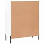 vidaXL Credenza 69,5x34x90 cm in Legno Multistrato Bianco Lucido vidaXL Credenza 69,5x34x90 cm in Legno Multistrato Bianco Lucido