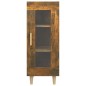 Credenza Rovere Fumo 34,5x34x90 cm in Legno Multistrato Credenza Rovere Fumo 34,5x34x90 cm in Legno Multistrato