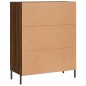 vidaXL Credenza Rovere Marrone 69,5x34x90 cm in Legno Multistrato vidaXL Credenza Rovere Marrone 69,5x34x90 cm in Legno Multistrato