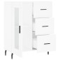 vidaXL Credenza Bianca 69,5x34x90 cm in Legno Multistrato vidaXL Credenza Bianca 69,5x34x90 cm in Legno Multistrato