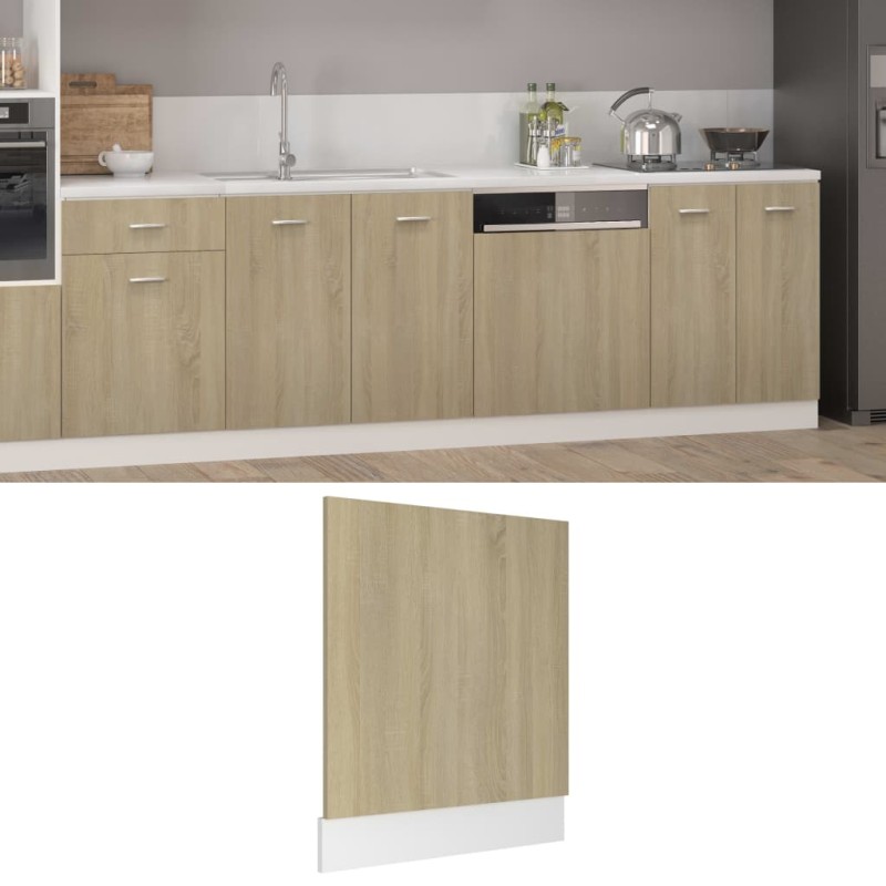 Pannello Lavastoviglie Rovere Sonoma 59,5x3x67 cm in Truciolato Pannello Lavastoviglie Rovere Sonoma 59,5x3x67 cm in Truciolato