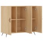 vidaXL Credenza Rovere Sonoma 90x34x80 cm in Legno Multistrato vidaXL Credenza Rovere Sonoma 90x34x80 cm in Legno Multistrato
