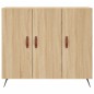 vidaXL Credenza Rovere Sonoma 90x34x80 cm in Legno Multistrato vidaXL Credenza Rovere Sonoma 90x34x80 cm in Legno Multistrato