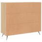 vidaXL Credenza Rovere Sonoma 90x34x80 cm in Legno Multistrato vidaXL Credenza Rovere Sonoma 90x34x80 cm in Legno Multistrato