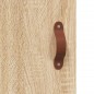 vidaXL Credenza Rovere Sonoma 90x34x80 cm in Legno Multistrato vidaXL Credenza Rovere Sonoma 90x34x80 cm in Legno Multistrato