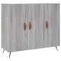 vidaXL Credenza Grigio Sonoma 90x34x80 cm in Legno Multistrato vidaXL Credenza Grigio Sonoma 90x34x80 cm in Legno Multistrato