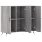 vidaXL Credenza Grigio Sonoma 90x34x80 cm in Legno Multistrato vidaXL Credenza Grigio Sonoma 90x34x80 cm in Legno Multistrato