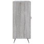 vidaXL Credenza Grigio Sonoma 90x34x80 cm in Legno Multistrato vidaXL Credenza Grigio Sonoma 90x34x80 cm in Legno Multistrato
