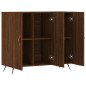 vidaXL Credenza Rovere Marrone 90x34x80 cm in Legno Multistrato vidaXL Credenza Rovere Marrone 90x34x80 cm in Legno Multistrato