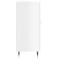 vidaXL Credenza Bianco Lucido 90x34x80 cm in Legno Multistrato vidaXL Credenza Bianco Lucido 90x34x80 cm in Legno Multistrato
