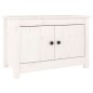 Scarpiera Bianca 70x38x45,5 cm in Legno Massello di Pino Scarpiera Bianca 70x38x45,5 cm in Legno Massello di Pino