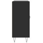 vidaXL Credenza Nera 90x34x80 cm in Legno Multistrato vidaXL Credenza Nera 90x34x80 cm in Legno Multistrato