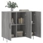 vidaXL Credenza Grigio Sonoma 90x34x80 cm in Legno Multistrato vidaXL Credenza Grigio Sonoma 90x34x80 cm in Legno Multistrato