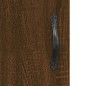 vidaXL Credenza Rovere Marrone 90x34x80 cm in Legno Multistrato vidaXL Credenza Rovere Marrone 90x34x80 cm in Legno Multistrato