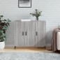 vidaXL Credenza Grigio Sonoma 90x34x80 cm in Legno Multistrato vidaXL Credenza Grigio Sonoma 90x34x80 cm in Legno Multistrato
