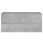 Mobile Sottolavabo Grigio Cemento 100x38,5x45 cm in Truciolato Mobile Sottolavabo Grigio Cemento 100x38,5x45 cm in Truciolato