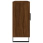 vidaXL Credenza Rovere Marrone 90x34x80 cm in Legno Multistrato vidaXL Credenza Rovere Marrone 90x34x80 cm in Legno Multistrato