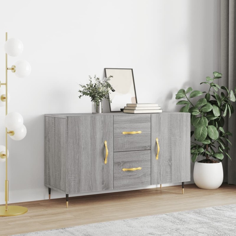 vidaXL Credenza Grigio Sonoma 100x36x60 cm in Legno Multistrato vidaXL Credenza Grigio Sonoma 100x36x60 cm in Legno Multistrato