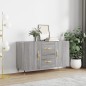 vidaXL Credenza Grigio Sonoma 100x36x60 cm in Legno Multistrato vidaXL Credenza Grigio Sonoma 100x36x60 cm in Legno Multistrato