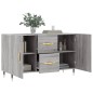 vidaXL Credenza Grigio Sonoma 100x36x60 cm in Legno Multistrato vidaXL Credenza Grigio Sonoma 100x36x60 cm in Legno Multistrato