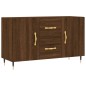 vidaXL Credenza Rovere Marrone 100x36x60 cm in Legno Multistrato vidaXL Credenza Rovere Marrone 100x36x60 cm in Legno Multistrato