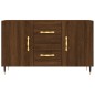 vidaXL Credenza Rovere Marrone 100x36x60 cm in Legno Multistrato vidaXL Credenza Rovere Marrone 100x36x60 cm in Legno Multistrato