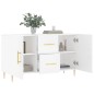vidaXL Credenza Bianca 100x36x60 cm in Legno Multistrato vidaXL Credenza Bianca 100x36x60 cm in Legno Multistrato