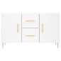 vidaXL Credenza Bianca 100x36x60 cm in Legno Multistrato vidaXL Credenza Bianca 100x36x60 cm in Legno Multistrato