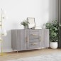 vidaXL Credenza Grigio Sonoma 100x36x60 cm in Legno Multistrato vidaXL Credenza Grigio Sonoma 100x36x60 cm in Legno Multistrato