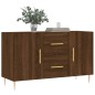 vidaXL Credenza Rovere Marrone 100x36x60 cm in Legno Multistrato vidaXL Credenza Rovere Marrone 100x36x60 cm in Legno Multistrato
