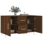 vidaXL Credenza Rovere Marrone 100x36x60 cm in Legno Multistrato vidaXL Credenza Rovere Marrone 100x36x60 cm in Legno Multistrato
