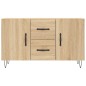 vidaXL Credenza Rovere Sonoma 100x36x60 cm in Legno Multistrato vidaXL Credenza Rovere Sonoma 100x36x60 cm in Legno Multistrato