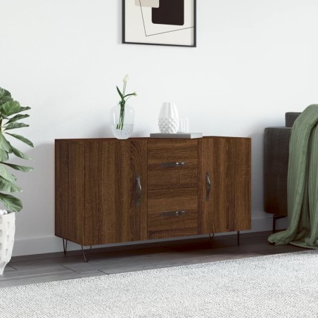 vidaXL Credenza Rovere Marrone 100x36x60 cm in Legno Multistrato