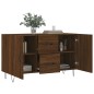 vidaXL Credenza Rovere Marrone 100x36x60 cm in Legno Multistrato vidaXL Credenza Rovere Marrone 100x36x60 cm in Legno Multistrato