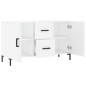 vidaXL Credenza Bianca 100x36x60 cm in Legno Multistrato vidaXL Credenza Bianca 100x36x60 cm in Legno Multistrato