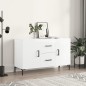 vidaXL Credenza Bianco Lucido 100x36x60 cm in Legno Multistrato vidaXL Credenza Bianco Lucido 100x36x60 cm in Legno Multistrato