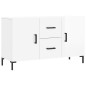 vidaXL Credenza Bianco Lucido 100x36x60 cm in Legno Multistrato vidaXL Credenza Bianco Lucido 100x36x60 cm in Legno Multistrato