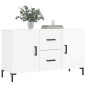 vidaXL Credenza Bianco Lucido 100x36x60 cm in Legno Multistrato vidaXL Credenza Bianco Lucido 100x36x60 cm in Legno Multistrato