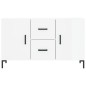 vidaXL Credenza Bianco Lucido 100x36x60 cm in Legno Multistrato vidaXL Credenza Bianco Lucido 100x36x60 cm in Legno Multistrato
