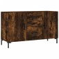 vidaXL Credenza Rovere Fumo 100x36x60 cm in Legno Multistrato vidaXL Credenza Rovere Fumo 100x36x60 cm in Legno Multistrato