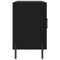 vidaXL Credenza Nera 100x36x60 cm in Legno Multistrato vidaXL Credenza Nera 100x36x60 cm in Legno Multistrato