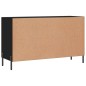 vidaXL Credenza Nera 100x36x60 cm in Legno Multistrato vidaXL Credenza Nera 100x36x60 cm in Legno Multistrato